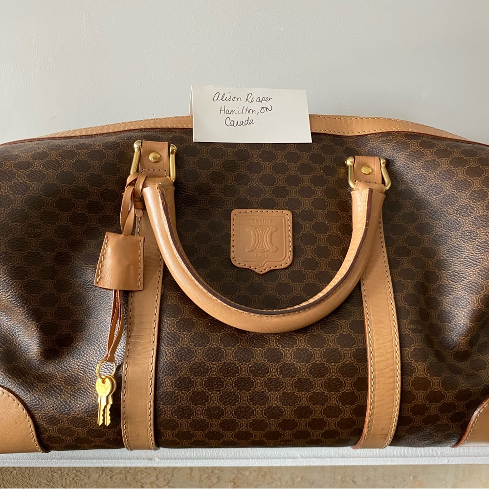 Vintage Céline Macadam Duffle